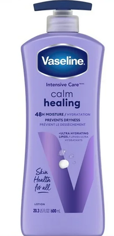 Vaseline Lotion -Calm Healing Lavender 20.3 Oz, 4/cs. 4 PACK!!!!!