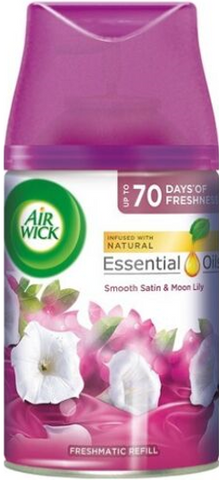 Airwick Freshmatic Refill -Smooth Satin & Lily 250 Ml, 6/cs.