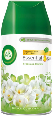 Airwick Freshmatic Refill -Fressia Jasmine 250 Ml, 6/cs.