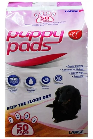 Puppy Pads 22" x 23" 50 CT, 8/cs.