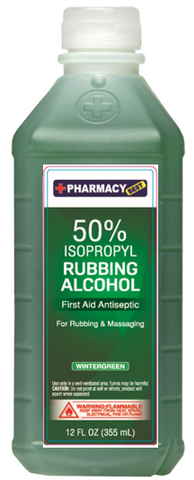 Pharmacy Best Rubbing Alcohol Wintergreen 12 Oz, 24/cs