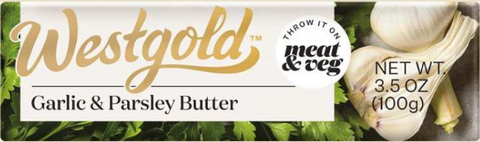 Westgold Grass Fed Butter Garlic & Parsley 3.5 Oz, 15/cs  EXP: 7/28/2026