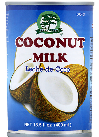 Evergreen Coconut Milk 13.5 Oz, 24/cs. EXP: 10/21/2027