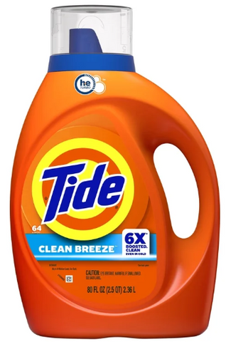 Tide Liquid Detergent -Clean Breeze 84 Oz (2.48 L) , 4/cs.