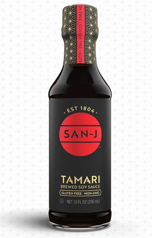 San-J Tamari Gluten Free Soy Sauce  10 Oz, 6/cs. EXP: 1/5/2028