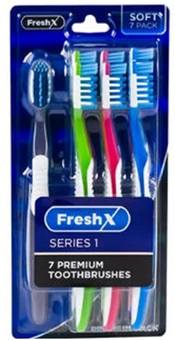 Fresh X Premium Toothbrush -Soft 7 CT, 12/cs.