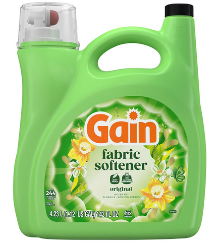 Gain Fabric Softener -Original 143 Oz  4/cs