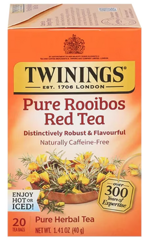 Twinings Tea -Roobios Red 20 Ct, 6/cs. Exp: 02/02/2029
