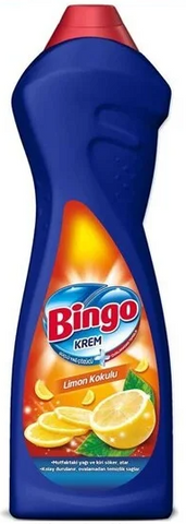 Bingo Cream Cleaner Lemon 750 Ml(25.3 Oz), 16/cs.
