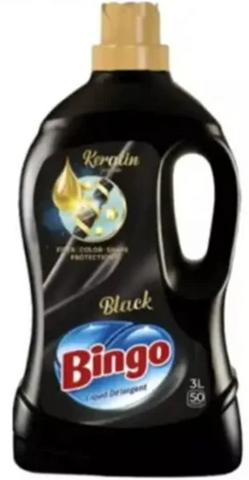 Bingo Laundry Detergent -Black 3 LT(101 Oz), 6/cs.