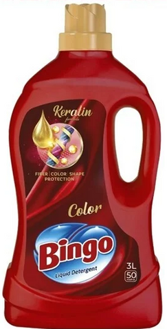 Bingo Laundry Detergent -Color 3 LT(101 Oz), 6/cs.