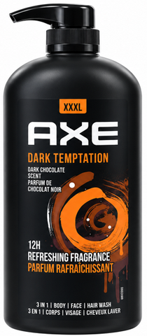 Axe Body Wash -Dark Temptation 33.8 Oz, 12/cs.