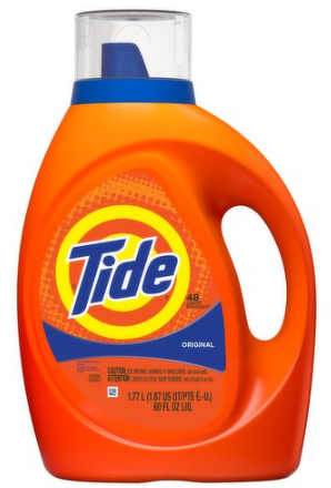 Tide Liquid Detergent -Original 60 Oz, 4/cs.