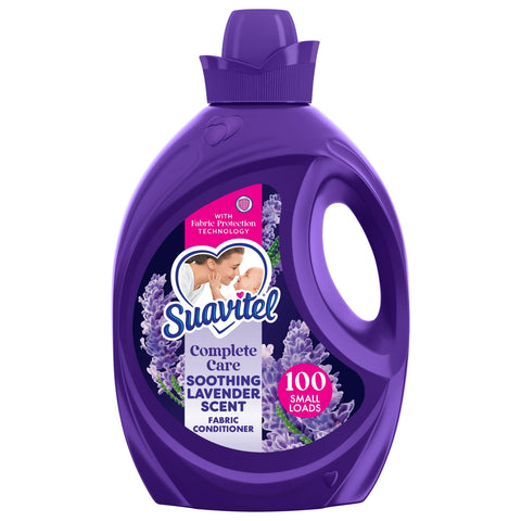 Suavitel Complete Fabric Softener -Soothing Lavender 100 Oz, 4/cs.