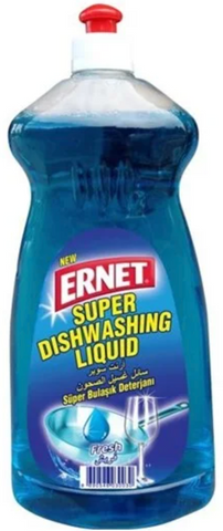 Ernet Dish Washing Liquid -Fresh 750 Ml, 16/cs.