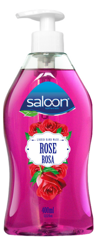 Saloon Liquid Soap -Rose 400 Ml, 12/cs.