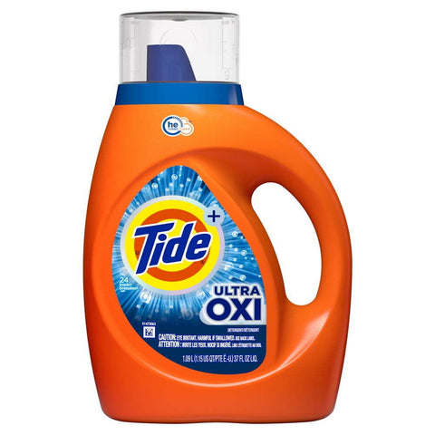 Tide Liquid Detergent -Ultra Oxi 37 Oz, 6/cs.