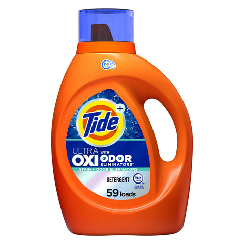 Tide Liquid Detergent  -Oxi odor  92 Oz, 4/cs.