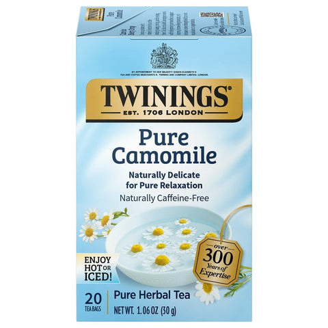 Twinings Tea -Pure Camomile 20 Ct, 6/cs EXP: 11/01/2029