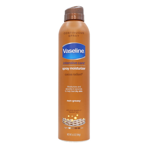 Vaseline Moisturiser Spray -Cocoa Radiant 190 Ml, 6/cs