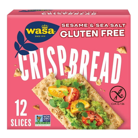 Wasa Crispbread -Sesame Gluten-Free 6.1 Oz, 10/cs   EXP: 08/31/2026