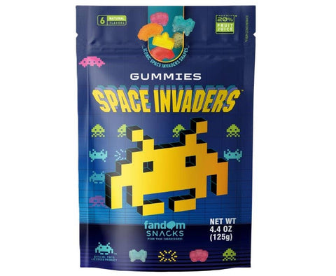 Fandom Snacks Space Invaders Gummies 4.4 Oz, 6/cs EXP: 1/31/2028