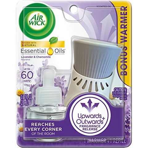 Airwick Scented Oil Starter Kit -Lavender & Chamomile 1 Ct, 6/cs.