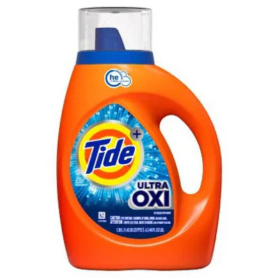 Tide Liquid Detergent -Ultra Oxi 42 Oz (1.24 L), 6/cs