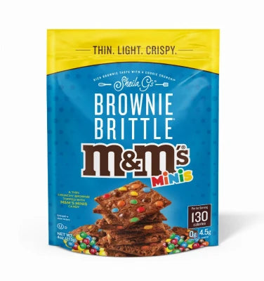 Sheila G'S, M&M Brownie Brittle 4 Oz, 6/cs EXP: 1/12/2027