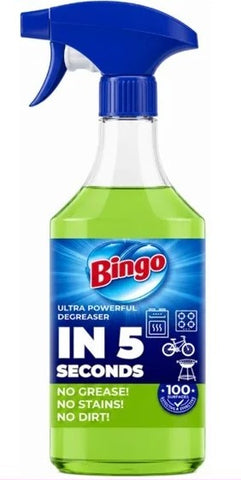 Bingo Ultra Powerful Degreaser Spray 900 Ml(30 Oz), 16/cs.