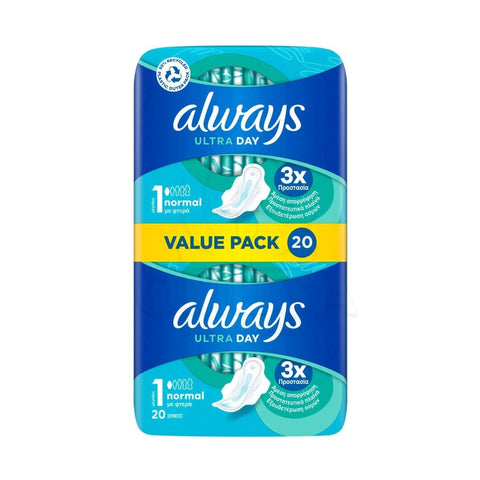 Always Women Pads -Ultra Day Super Extra 16 Ct, 10/cs.