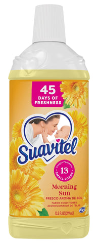 Suavitel Fabric Softener -Morning Sun 13.5 Oz, 12/cs.
