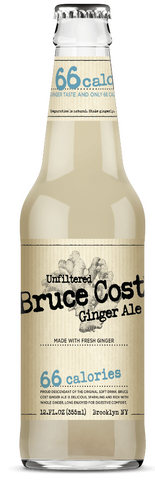 Bruce Cost Ginger Ale -66 Calories  12 Oz, 24/cs