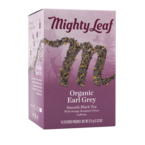 Mighty Leaf Tea- Organic Earl Grey 15 CT, 6/cs.  EXP: 11/1/2027