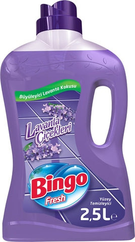 Bingo Multi-Surface Cleaner -Lavender Blossom 2.5 LT(84 Oz), 6/cs.