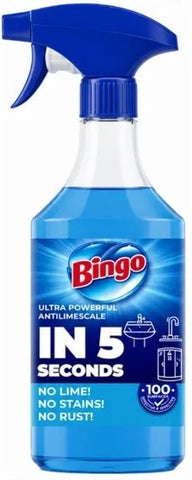 Bingo Ultra Powerful Anti-Limescale Spray 900 Ml(30 Oz), 16/cs.