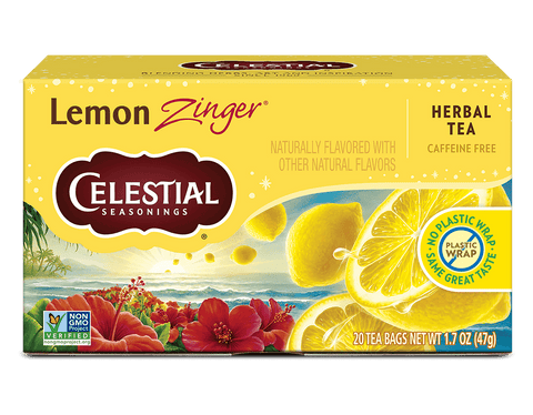 Celestial Seasoning Herbal Tea -Lemon Zinger 20 CT, 6/cs.EXP:11/27