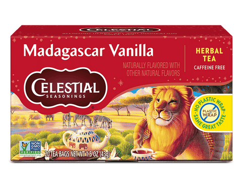 Celestial Seasoning Herbal Tea -Madagascar Vanilla 20 CT, 6/cs.EXP:05/27