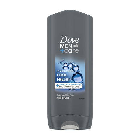 Dove Body Wash Men -Cool Fresh 400 Ml, 12/cs.