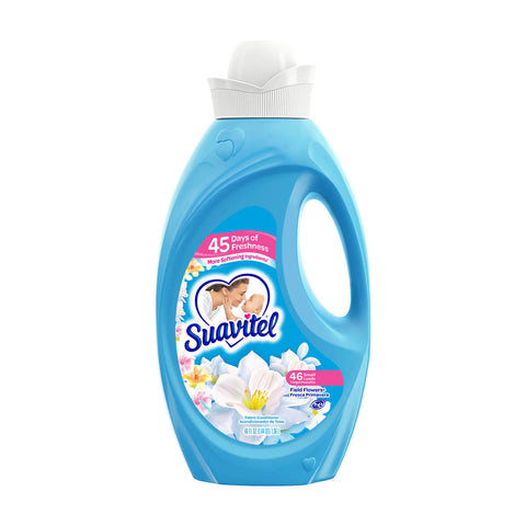 Suavitel Fabric Softener -Field Flowers 46 Oz, 6/cs.