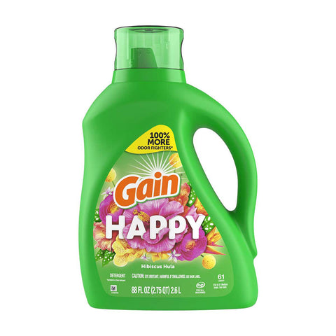 Gain Laundry Detergent -Happy 81 Oz, 4/cs.