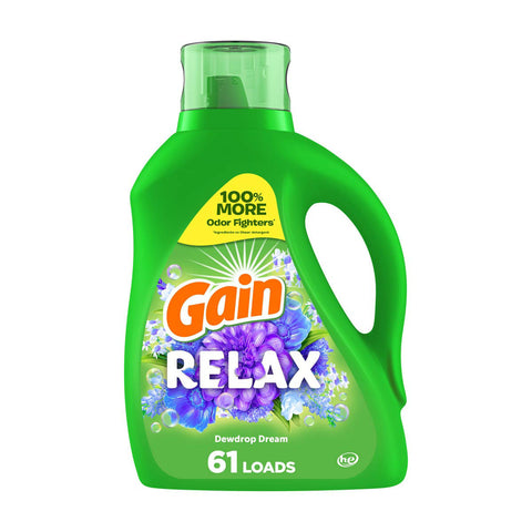 Gain Laundry Detergent -Relax  88 Oz (2.6 L), 4/cs.