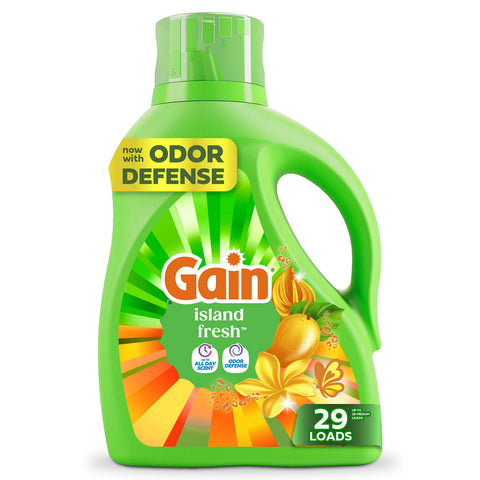 Gain Laundry Detergent -Island Fresh 39 Oz, 6/cs.