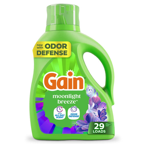Gain Laundry Detergent -Moonlight 39 Oz, 6/cs.