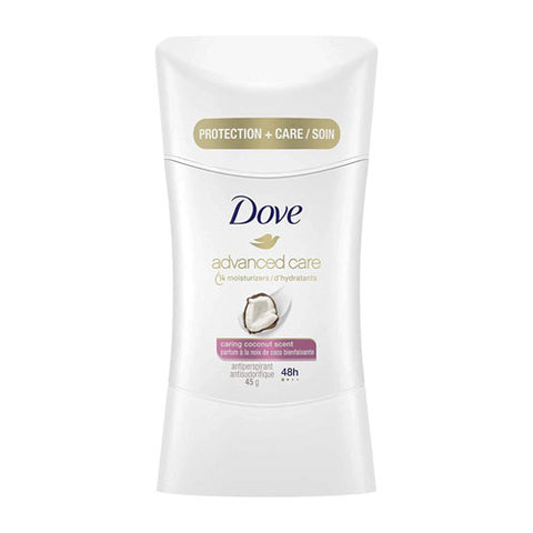 Dove Advanced Care Deo Stick -Coconut 1.6 Oz, 12/cs.