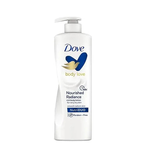 Dove Body Lotion w/Pump -Nourished Radiance 400 Ml, 12/cs.