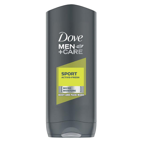 Dove Body Wash Men -Sport Active+Fresh 400 Ml, 12/cs.