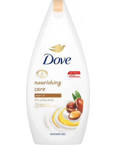 Dove Body Wash -Nourishing Care Argan Oil 450 Ml, 12/cs.