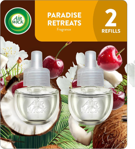 Airwick Scented Oil -Paradise Retreat  2 Pk, 6/cs.