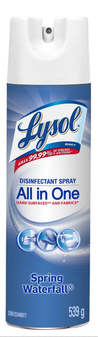 Lysol Disinfectant Spray-Waterfall 19 Oz, 12/cs.